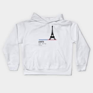 Paris Eiffel Tower Kids Hoodie